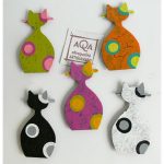 Magnete/bomboniera Gatto assortiti 8cm