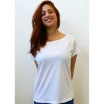 T-shirt d.Bea 100%cot bianca M BIO/FT