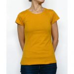 T-shirt d. Alessia 100% c. ocra M BIOFT