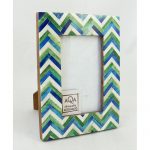 Cornice portafoto blu 21.5x16.5cm - immagine 2