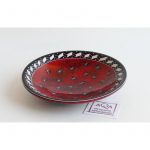 Ciotola 15cm rossa Escher+stelle