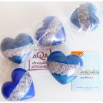 Set 5 cuori 4x4 Blue  Vertigo - immagine 2