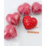 Set 5 Cuori 6x6 Love  rossi