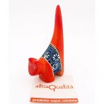Gatto stilizzato kisii arancio 5 cm