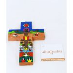 Croce nuova Creacion Cristo nero 12x8cm