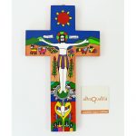 Croce Nueva Creacion Cristo bianco 20x12