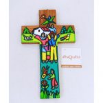 Croce famiglia campesina 20cm