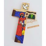 Croce Cristo e Bambini 15cm