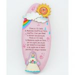 Filastrocca Piove ovale rosa