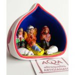 Presepe gesso 5x6cm