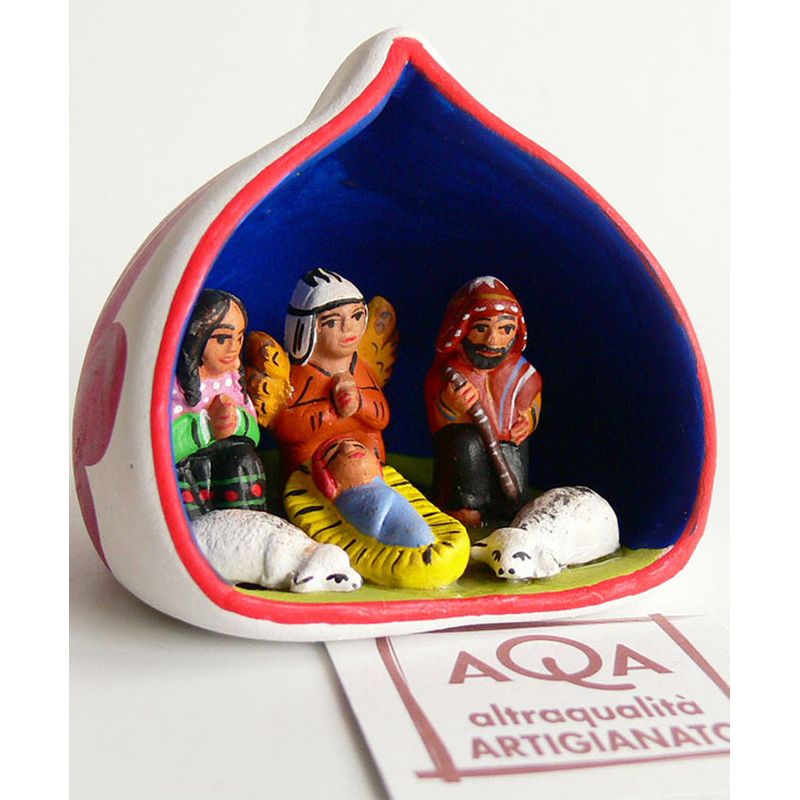 MPE0010634 Presepe gesso 5x6cm - immagine 1