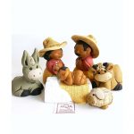 Presepe con cappelli 9 pz