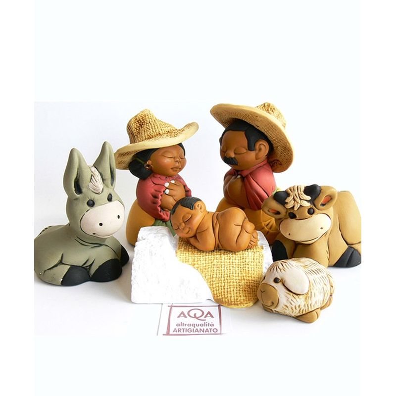 MPE0020690 Presepe con cappelli 9 pz - immagine 1