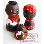 Presepe Negritos 3pz 6cm