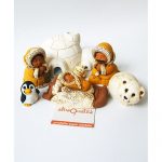 presepe eschimese 8 pz 5cm