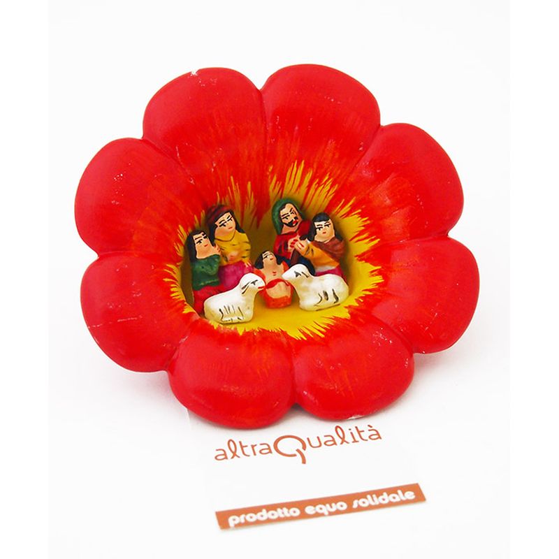 OLYMPUS DIGITAL CAMERA presepe fiore rosso 10x9 - immagine 1