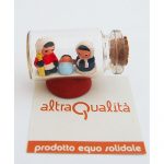 presepe in bottiglietta cm 4