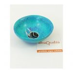 Ciotolina 7cm Blu sponged con  pesce