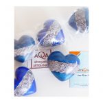 Set 5 cuori 4x4 Blue  Vertigo