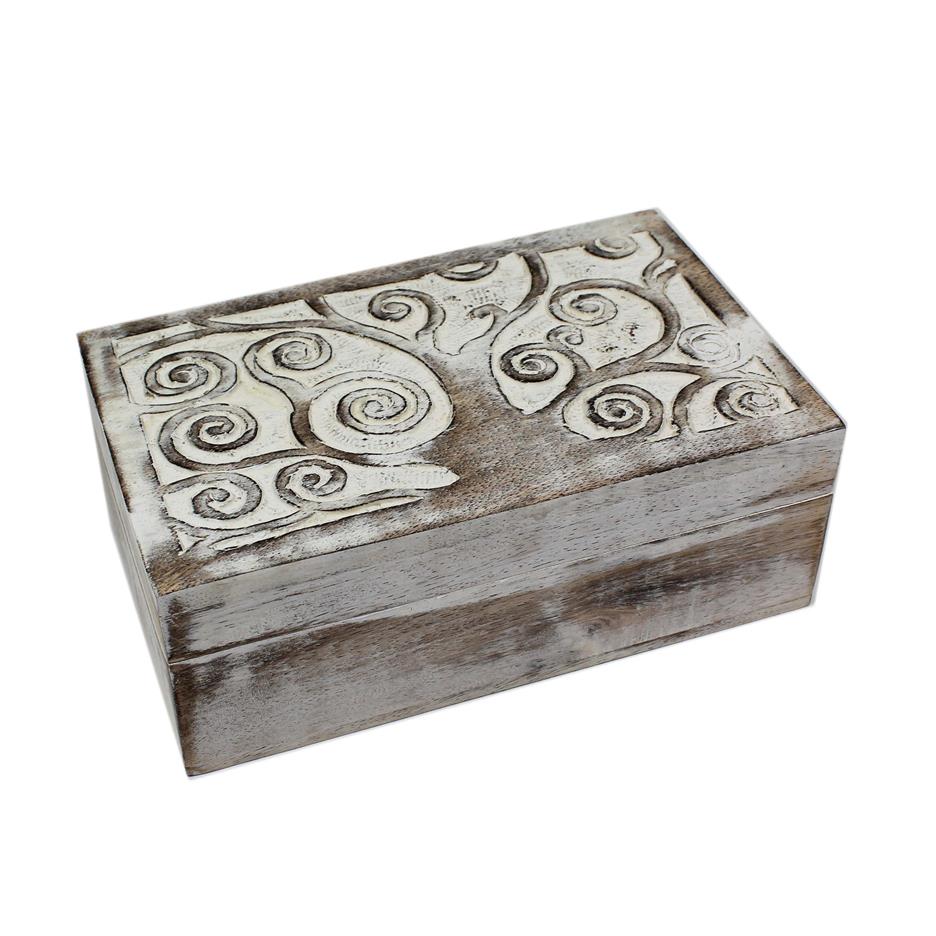 IN1041268 (3) Scatola legno Albero 20,5x13cm - immagine 1
