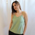 Top Lucente cotone/lyocell giada M