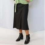 Gonna Volo cotone/lyocell nero M