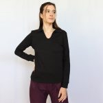 Maglia Stella cot.interlock bio nero S
