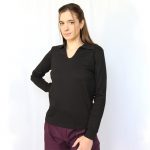 Maglia Stella cot.interlock bio nero L