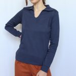 Maglia Stella cot.interlock bio blu L