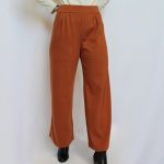 Pantaloni Piuma cannella bio L
