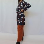 Camicia oversize Perla stampata L