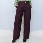 Pantaloni Sinfonia prugna XS