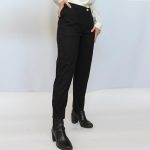 Pantaloni Erica cotone stretch neri XS