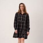 Abito Madras scacchi nero S