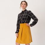 Camicia Ripple scacchi nero L