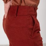 Pantalone Corduroy rabarbaro XS