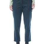 Pantaloni Erica twill cotone pino XS