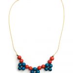 Collana Carmen turchese/mandarino