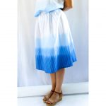 Gonna Aster - Dip Dye blu oltremare S