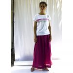 T-shirt donna Rosso di Sera dipinta L