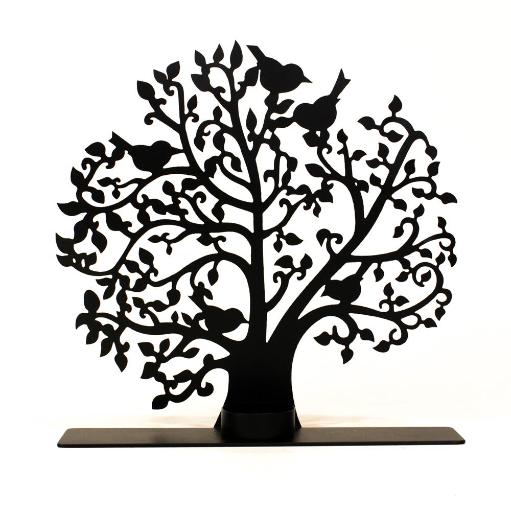IN5040447 (1) Portalumino albero/uccellini 23x4,5x23 - immagine 1