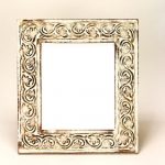 Specchio cornice legno 37x32 cm