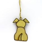 Decorazione cane ferro 4,5 x 8 cm