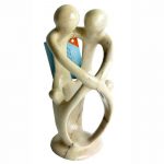 Statua Famiglia 20cm naturale