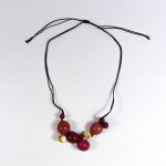 Collana Urano rosso, corallo, oro