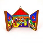 Retablo Natività Regalo di Dio 18x10cm