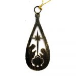 Decorazione Presepe Goccia 11x4.5cm