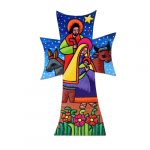 Croce gotica Nacimiento 15cm