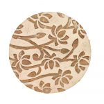 Sottopentola legno Flowers d 20cm