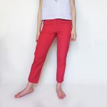 Pantalone Erica rosso fragola L